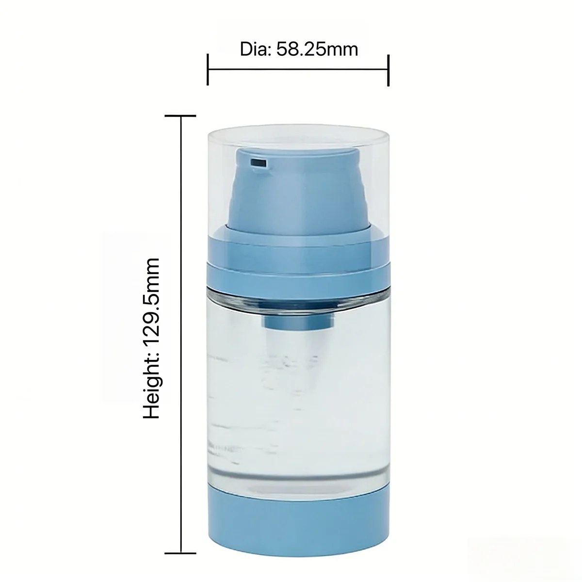 Premium 150ml large capacity containers optimally dimensioned for men's grooming lines and daily moisturizers.