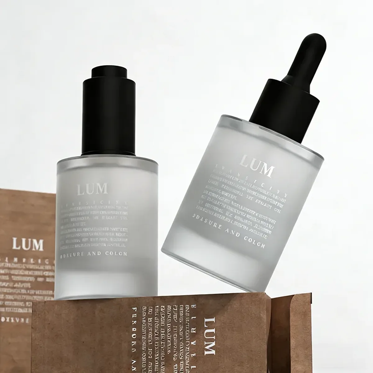 Elegant matte frosted finish offering essential UV protection, paired perfectly with custom printed secondary folding cartons.