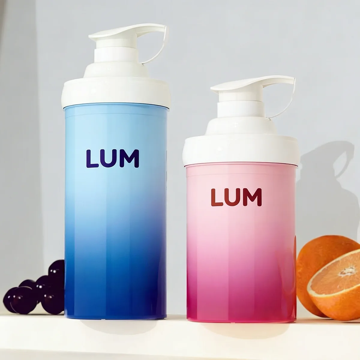 Large capacity 300ml and 500ml airless bottle packaging for body care