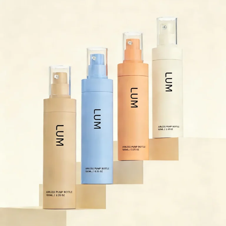 Complete airless bottle series from 30ml to 120ml for professional cosmetic and skincare packaging.