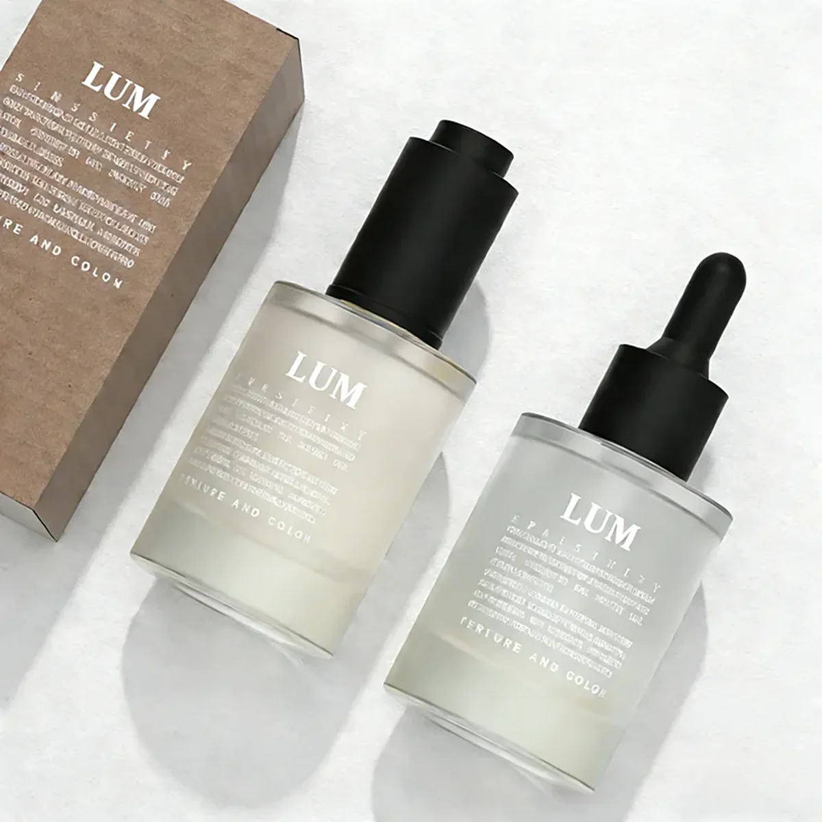 Industry-standard 30ml high-grade borosilicate vessels optimally designed for potent Vitamin C and Retinol face oils.