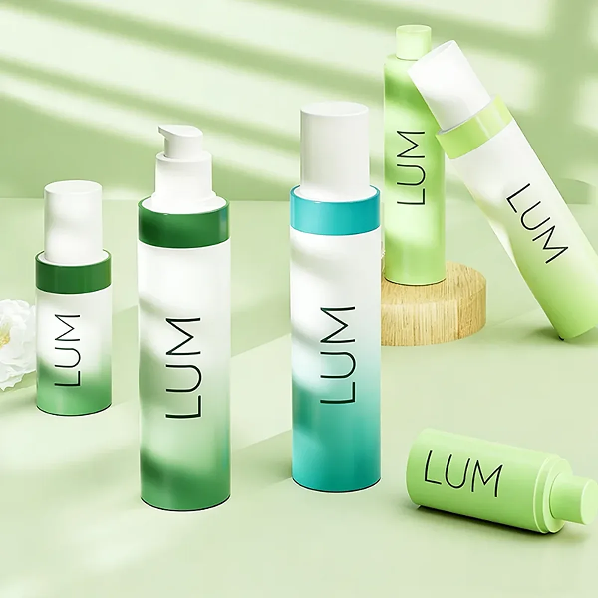 Eco-friendly Polypropylene structure offering PCR integration and a luxurious soft-touch custom color matching.