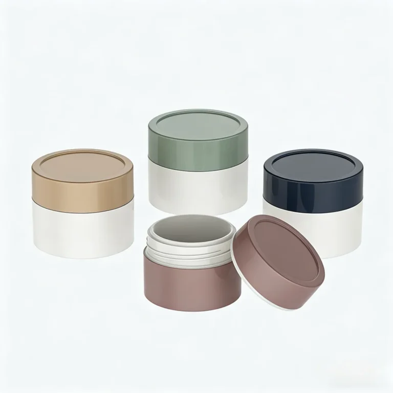 Manufacturer producing 50ml to 200ml large capacity PP cream jar series for professional skincare packing.