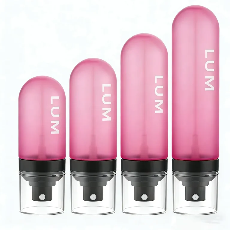 Professional skincare packing manufacturer producing 60ml to 120ml capsule design fine mist spray bottle series.