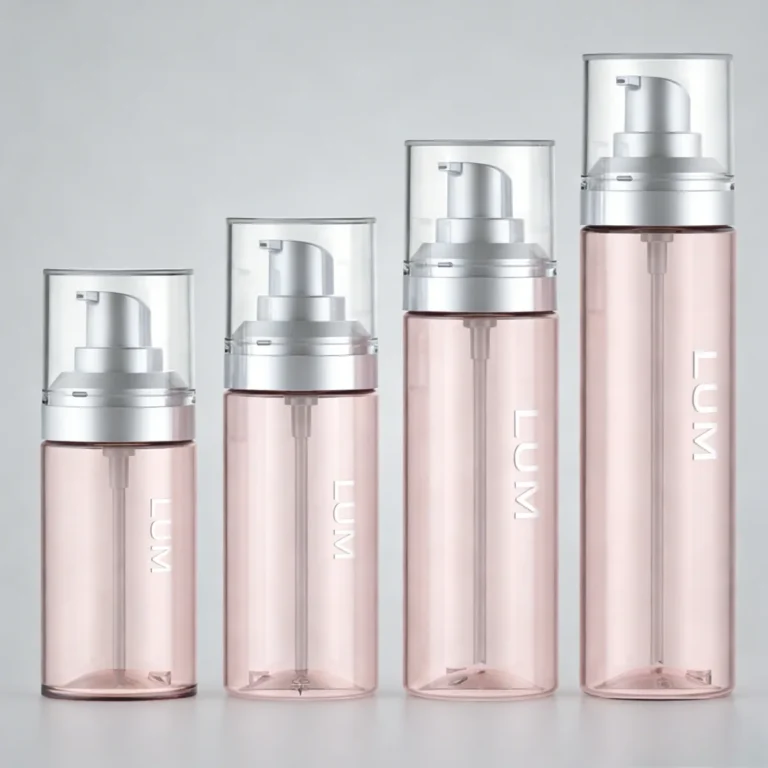 60ml compact PET lotion bottle for facial serum and primer packaging