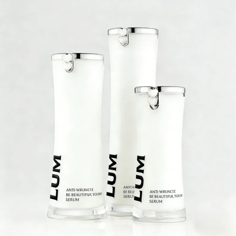 Luxury airless serum bottle series (15ml 30ml 40ml) for skincare brands
