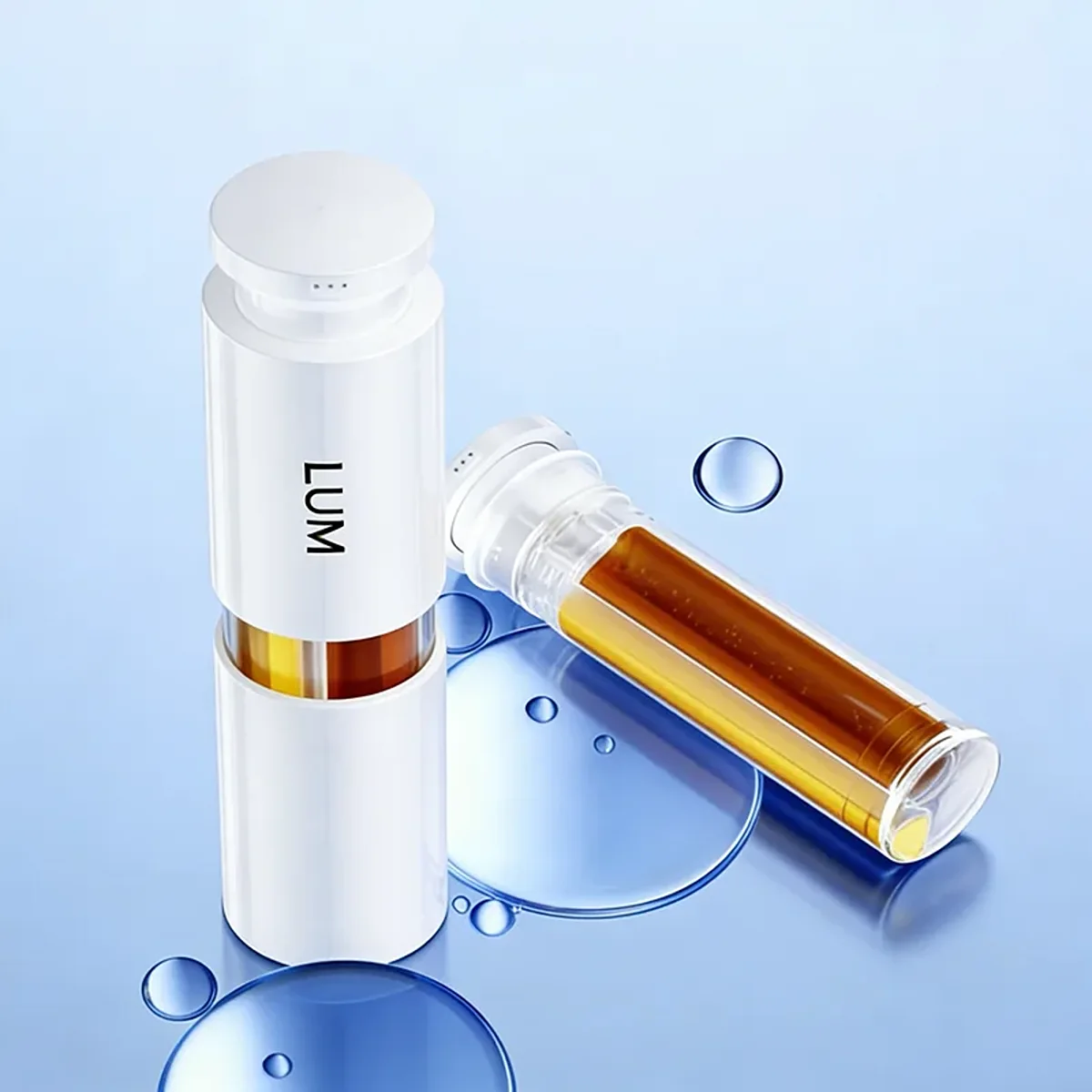 Close-up of the three distinct vacuum pump heads, designed for 100% independent dispensing to prevent cross-contamination.