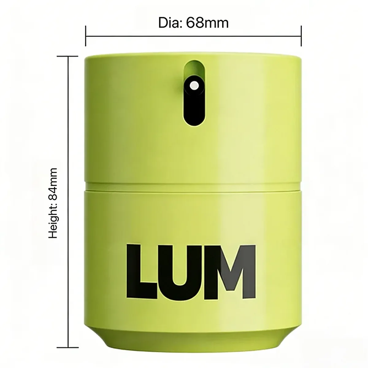 Luxury anti-aging skincare packaging manufactured by Lumlun, featuring the LUM logo with a stunning 3D inner painted effect.