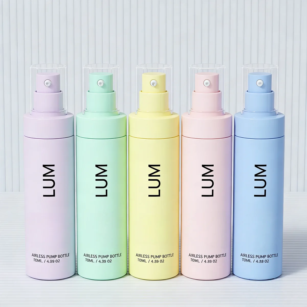 High-quality airless bottle pump dispenser suitable for professional serum and lotion skincare packing.