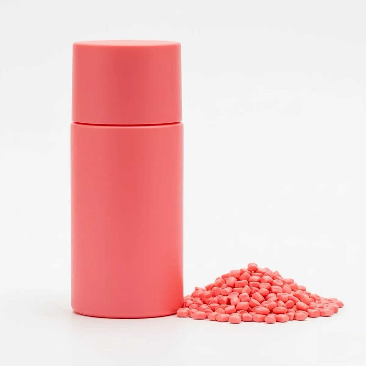 Custom color injection and private mold design for luxury skincare bottles