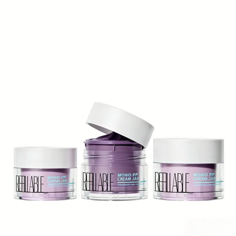 Bespoke color PP cream jar with professional silk-screen printing for high-end skincare packing and brand differentiation.