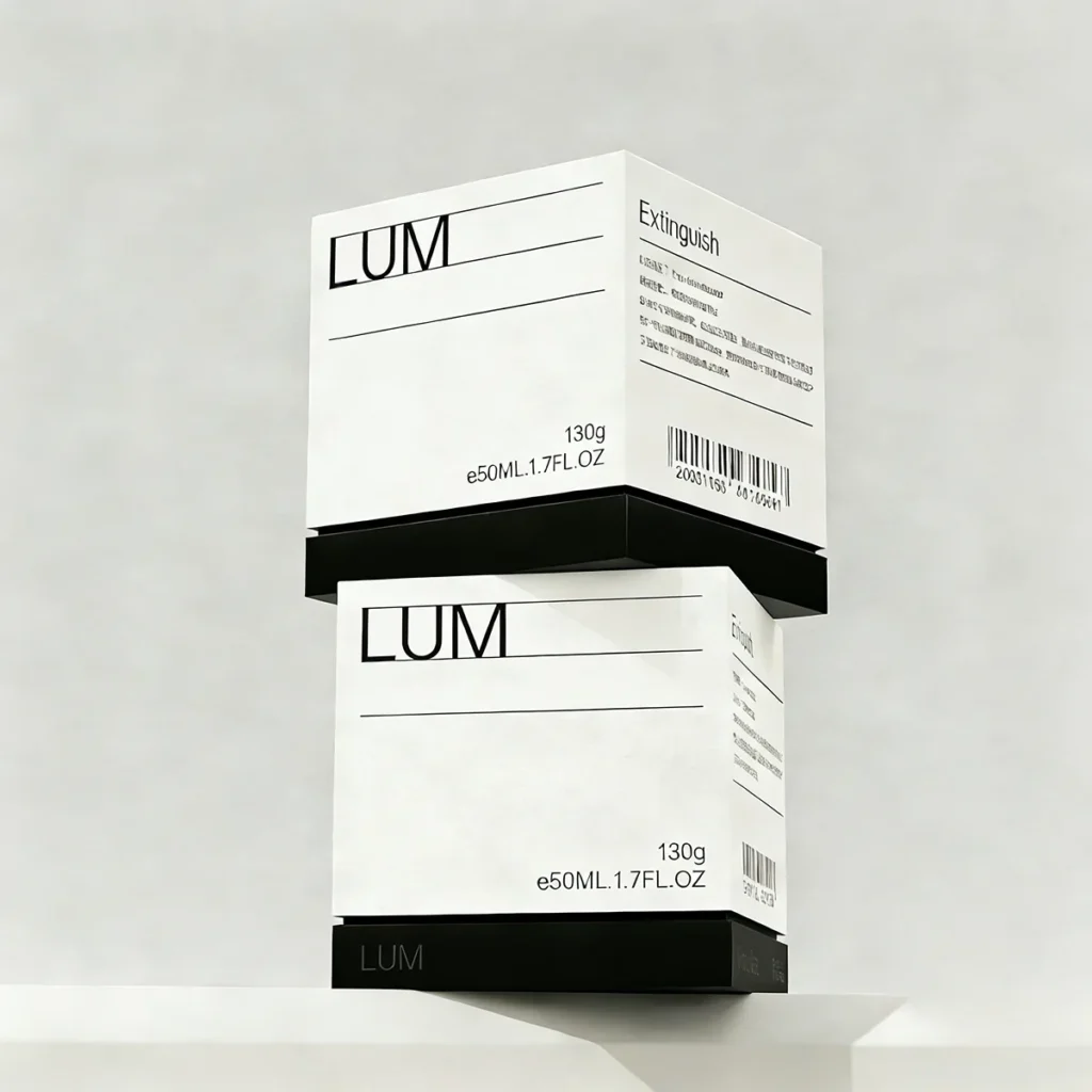Custom cosmetic gift boxes optimally dimensioned to securely house heavy 50g cream jars and premium facial sets.