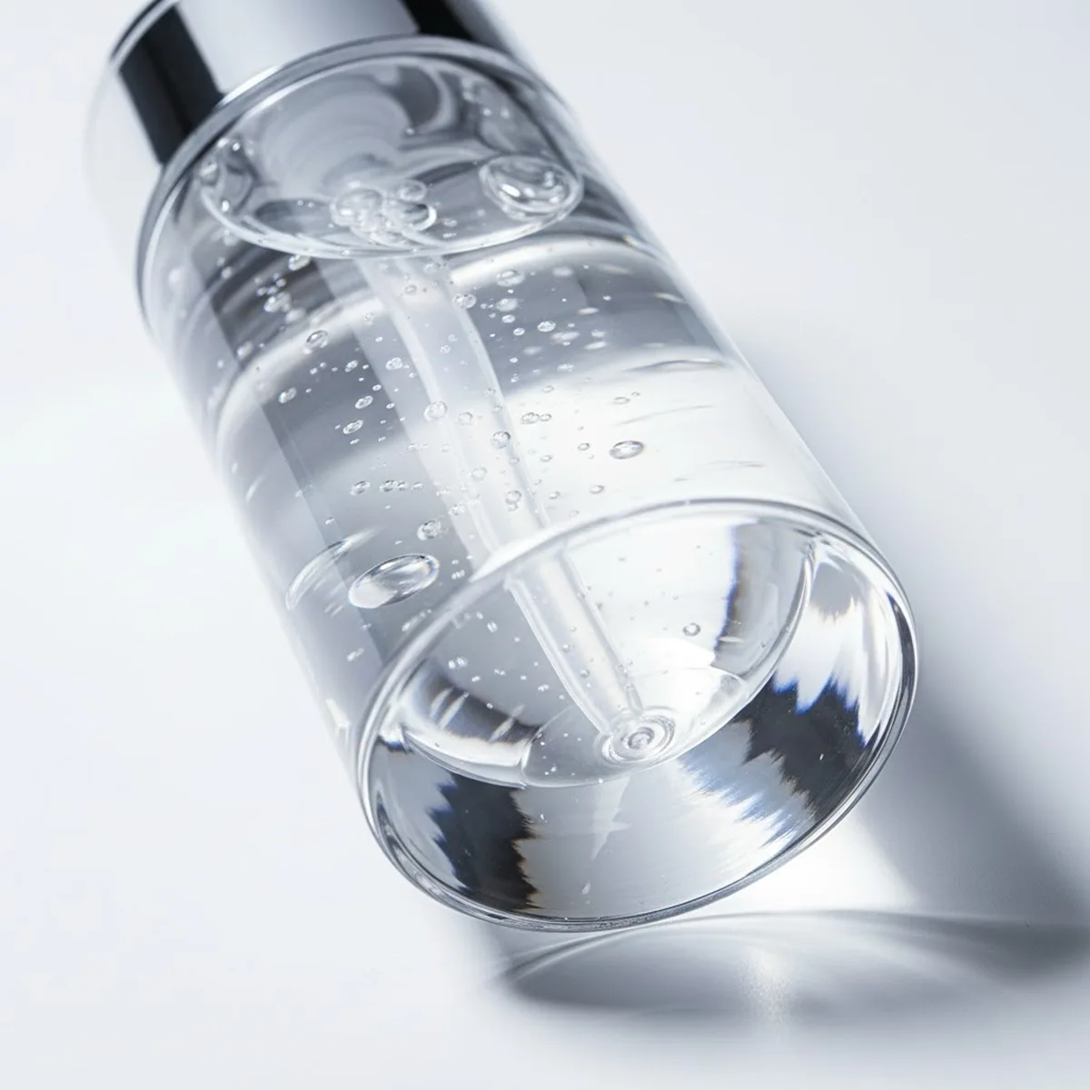 Luxury skincare packaging design elements including heavy wall weight and visual depth