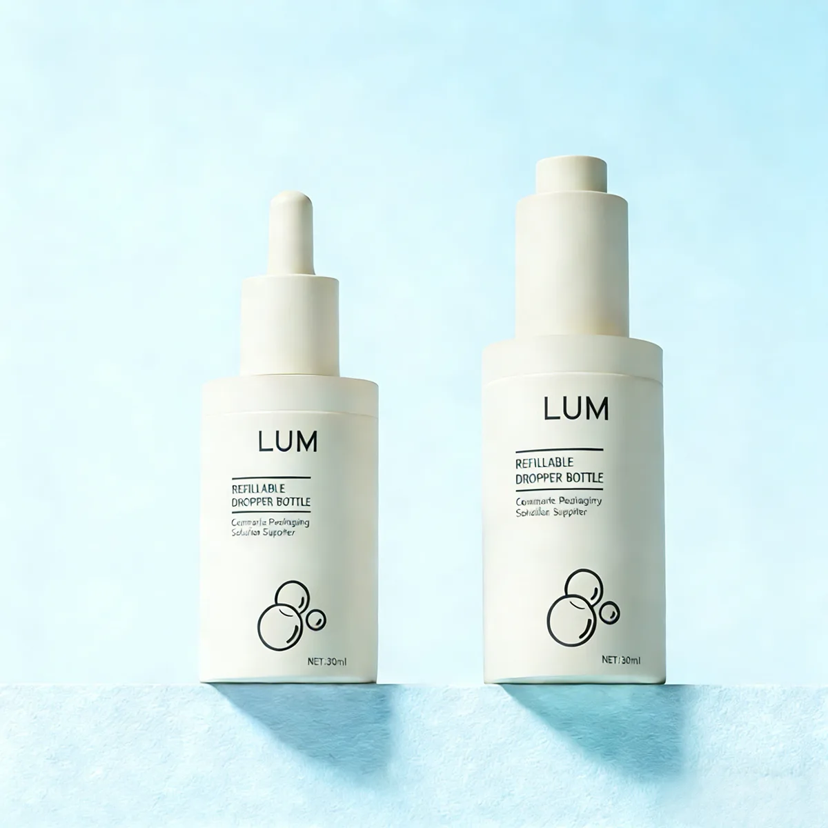 Durable polypropylene exterior demonstrating a flawless matte finish, perfectly designed for circular economy cosmetic lines.