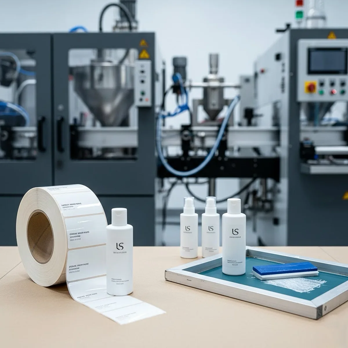 Cost breakdown of screen printing vs labeling for skincare packaging