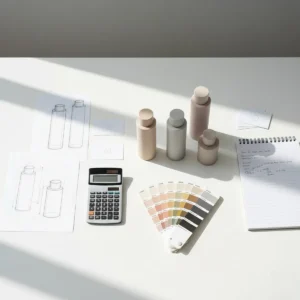 Cost breakdown of starting a skincare line including packaging and moq