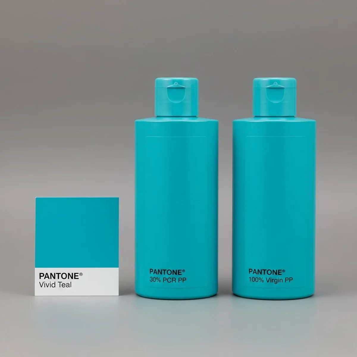 Virgin Plastic vs 30% PCR Color Consistency