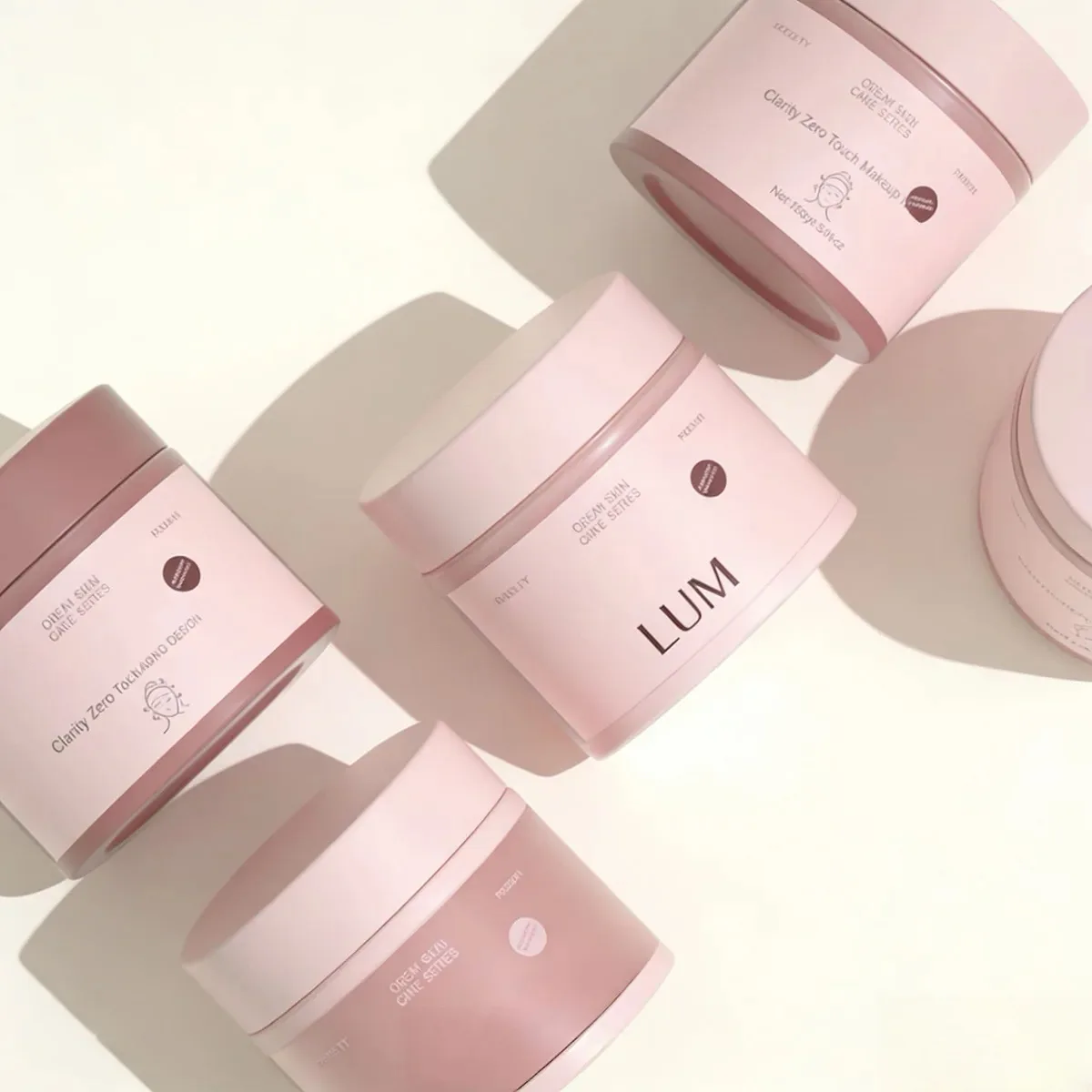 Wide-mouth glass cream jar 180ml designed for professional body care packaging and easy-access body scrubs.
