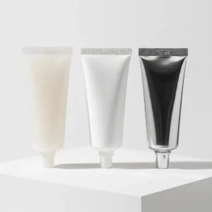 Soft tube lip applicators collection including silicone ceramic and zinc alloy for lip serum packaging