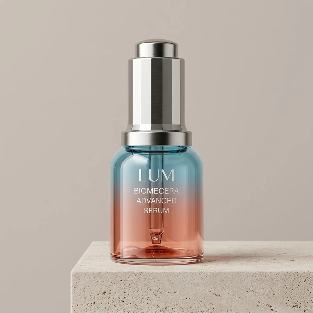 50ml sophisticated shatterproof PET polymer containers optimally designed for dispensing high-end facial serums and sensitive essential oils.