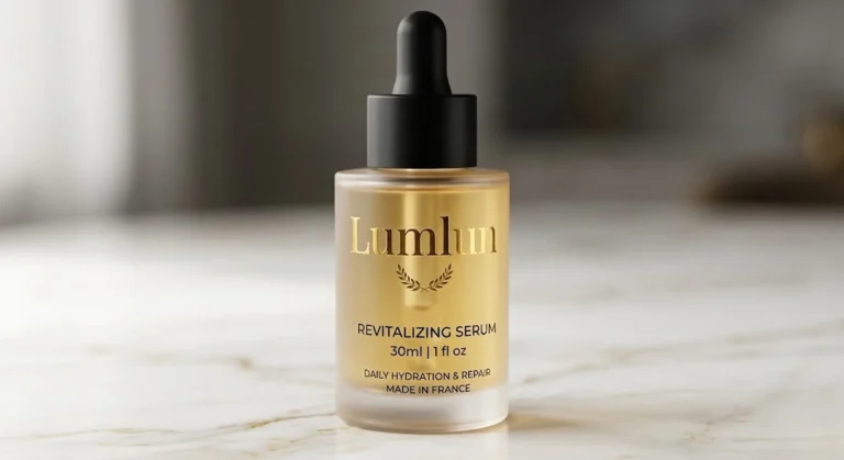 Frosted finish and hot stamping on custom glass dropper bottles