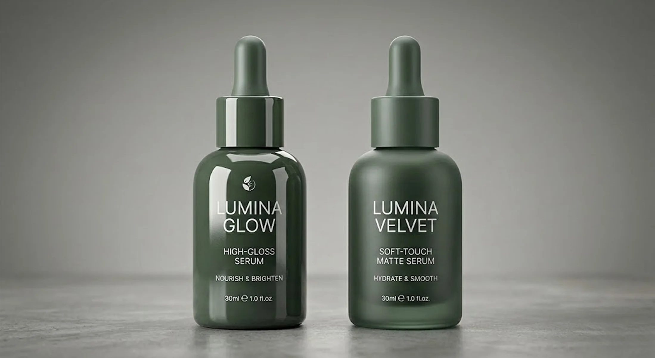 Difference between matte and glossy cosmetic packaging finish comparison