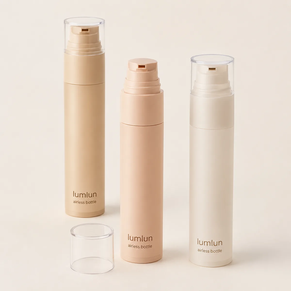 Envase de pasta de dientes airless de PP de 60 ml con dosificador — Vista principal