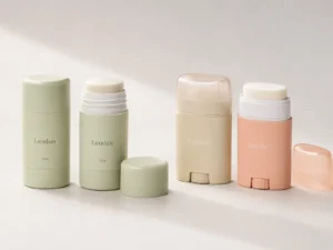 LumLun 50-ml-Deostick-Verpackungen: austauschbare Ausführung und Standardausführung mit Drehmechanismus im Vergleich