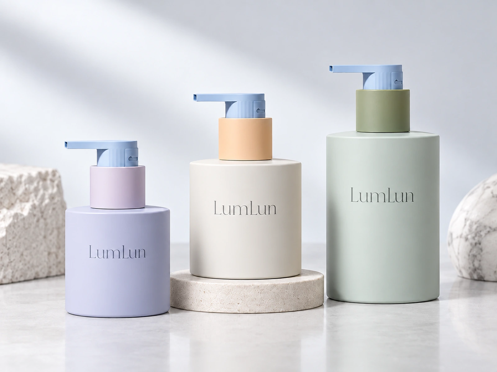 LumLun großvolumige Lotionspumpflaschen für Körperlotion