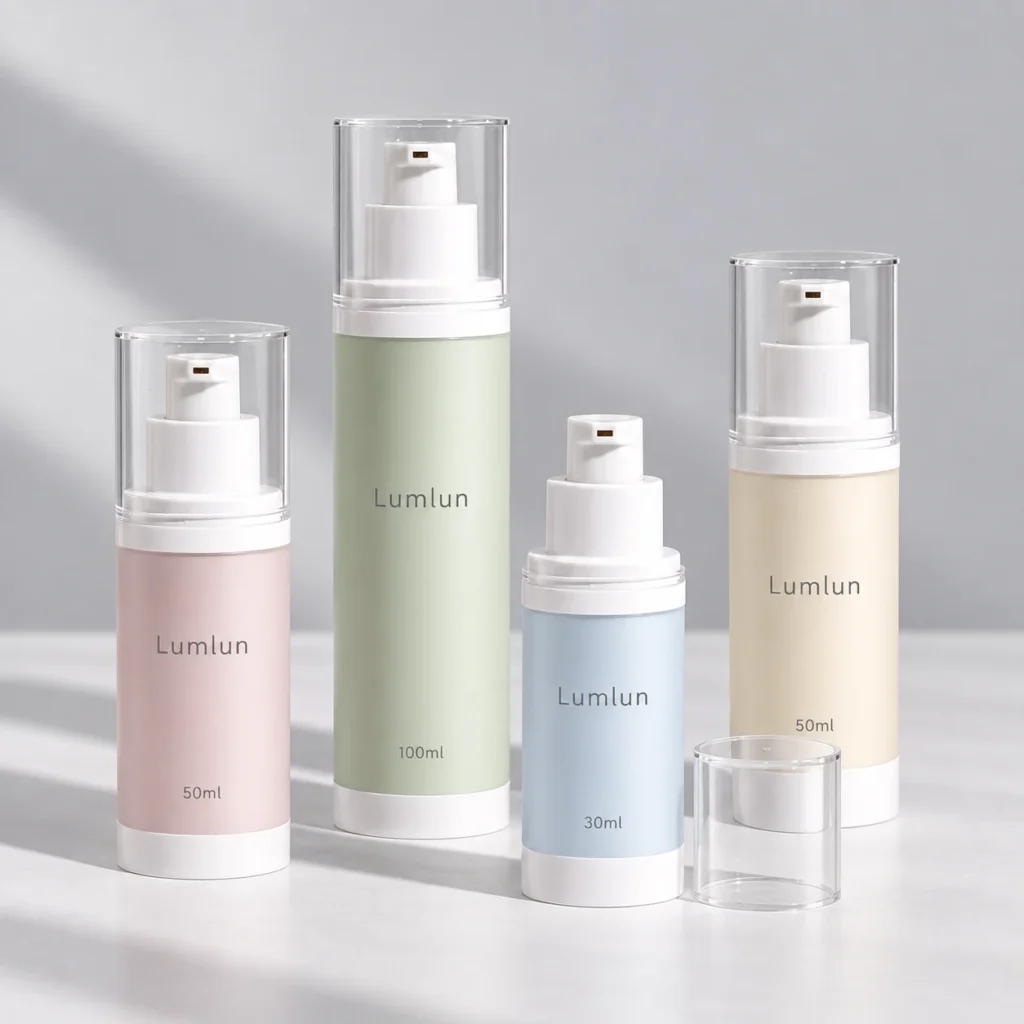 Airless-Flasche mit austauschbarem Innenbehälter aus MS + PP | 30–100 ml