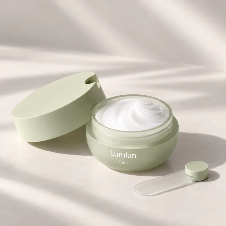 Tarro pequeño de 15 g para crema con espátula