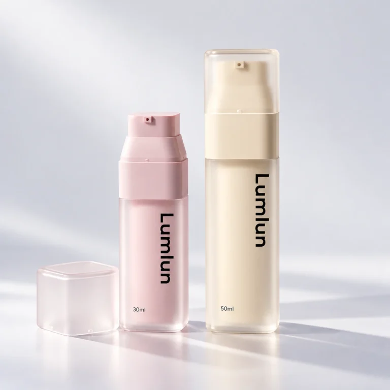 PP + PS Square Airless Bottle | 15ml–50ml