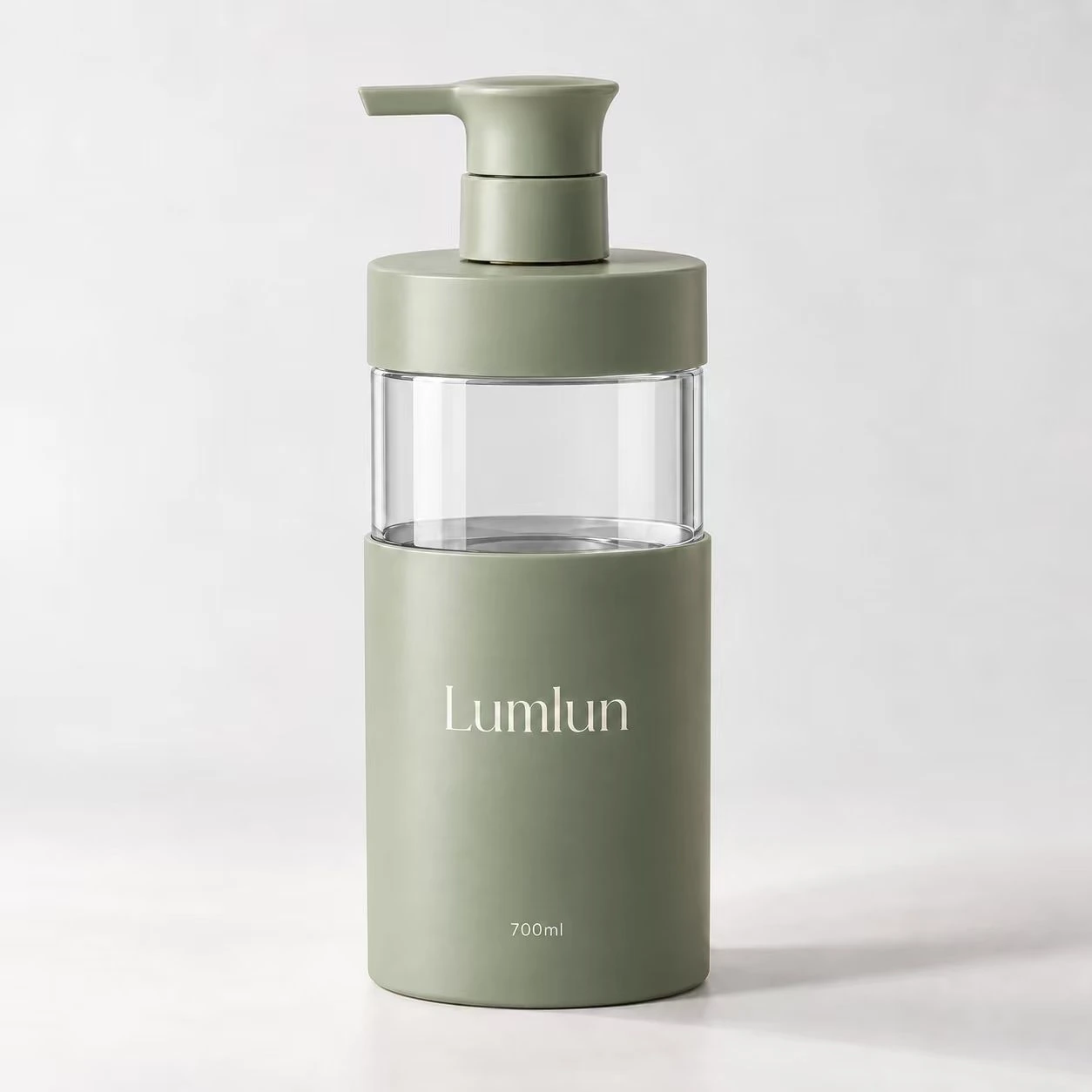 PET-Pumpflasche mit transparentem Sichtfenster – Referenzbild 4